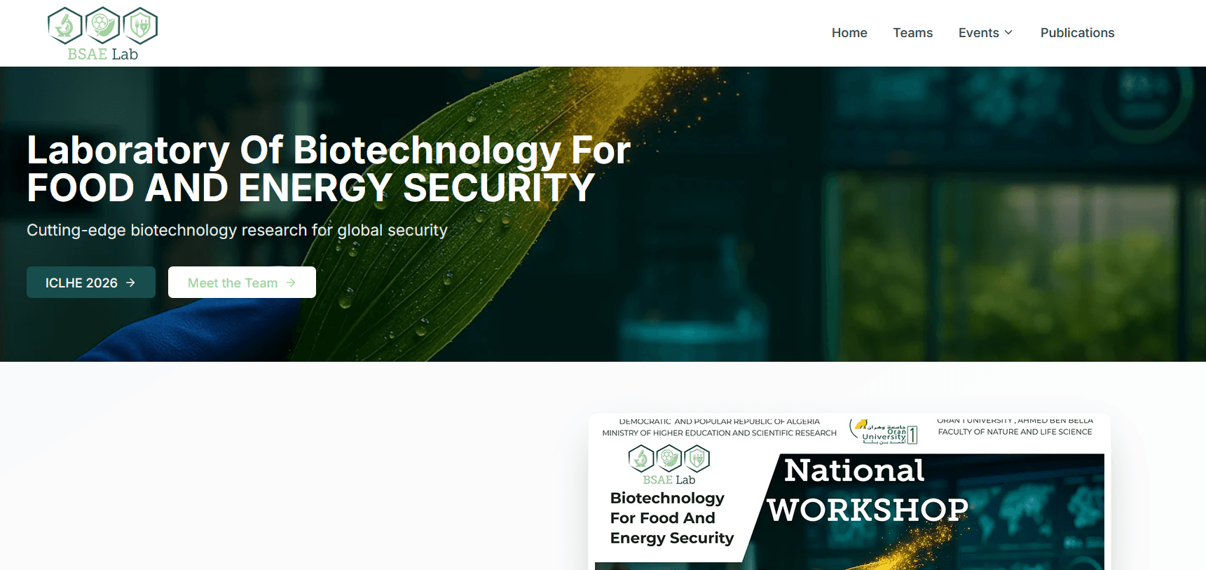 Laboratoire LBSAE